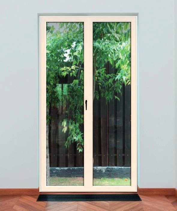 Portafinestra PVC 2 ante UNICA bianco